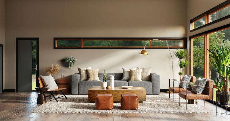 Large Circular Brass Wall Mirror - Image 2
