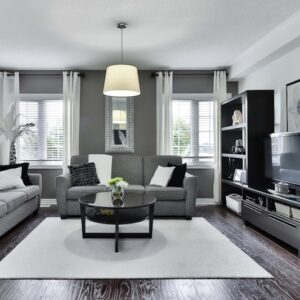 Textured Geometric Soft Living Rug