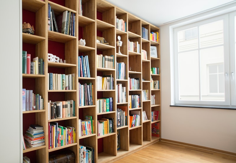 Modular Grid Storage Bookshelf