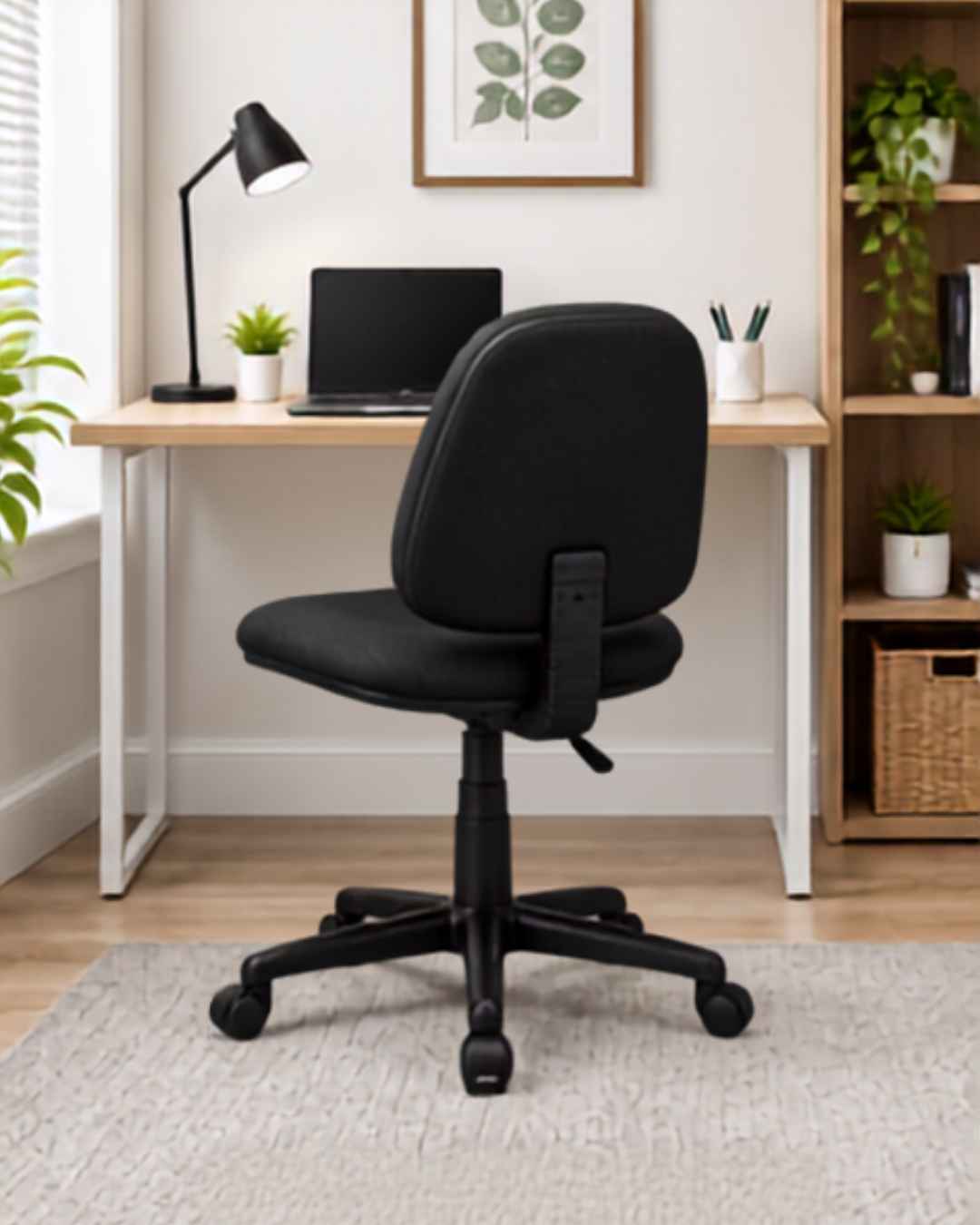 CT420 Operator Chair with rachet Adjustable back black 2